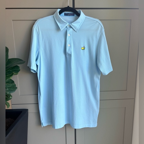 Brand New | Masters Clubhouse Collection Polo Made in Italy Sky Blue Augusta | M - Picture 7 of 16